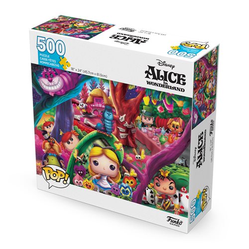 Alice in Wonderland 500-Piece Pop! Puzzle