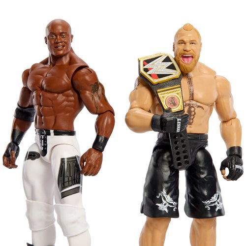 WWE Championship Showdown Series 16 Brock Lesnar vs. Bobby Lashley Action Figure 2-Pack