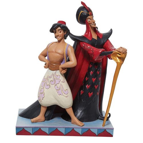 Disney Traditions Aladdin and Jafar Good vs. Evil by Jim Shore Statue