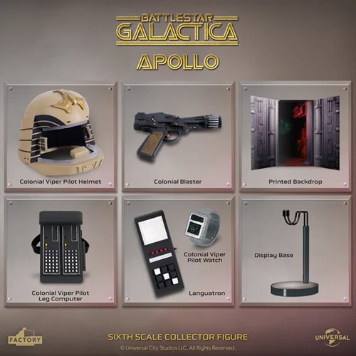 Battlestar Galactica Captain Apollo 1:6 Scale Action Figure