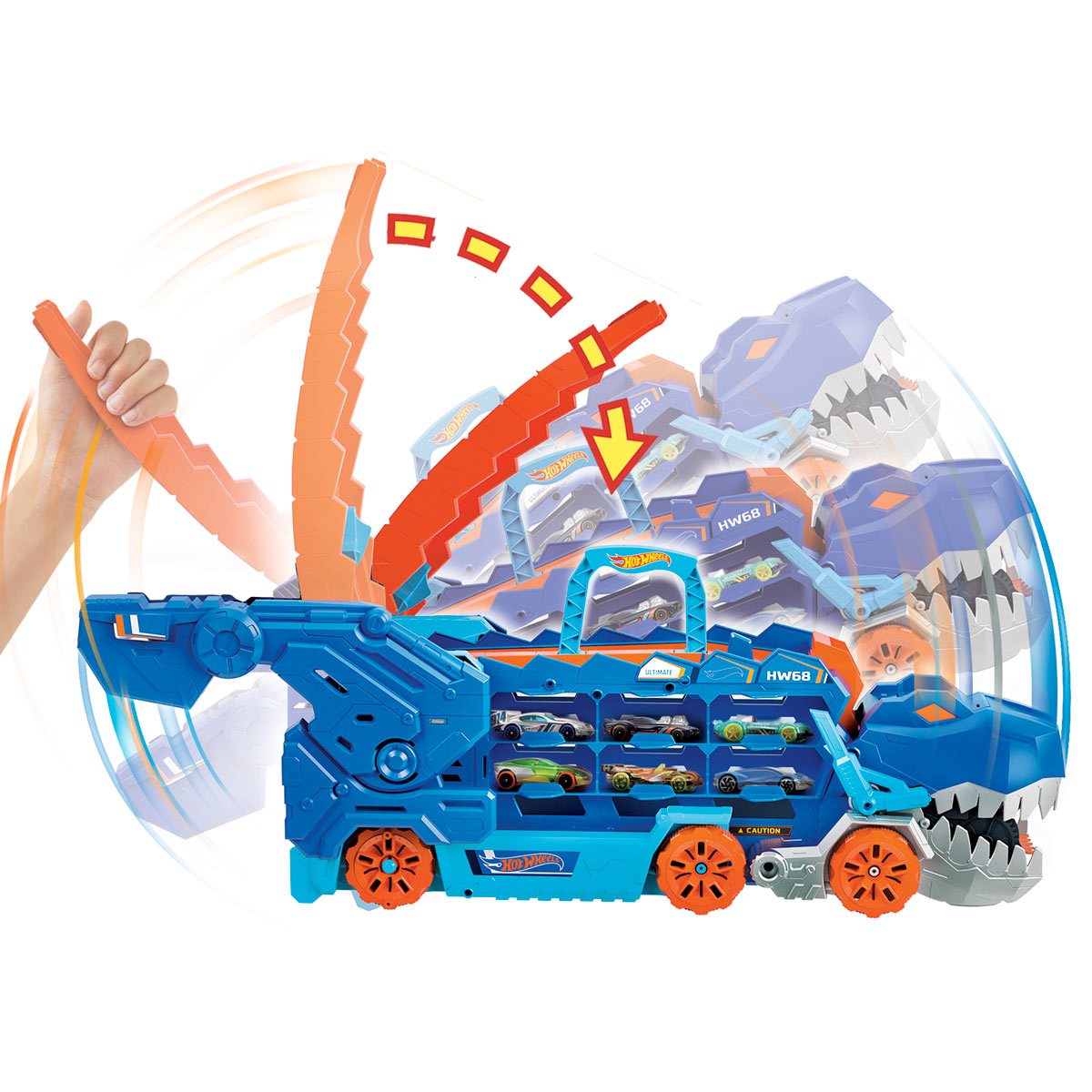 Mattel Hot Wheels Ultimate T-Rex Transporter, 1 ct - Fred Meyer