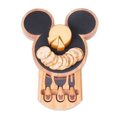 Mickey Mouse Slate Cheese Board with Cheese Knife Set