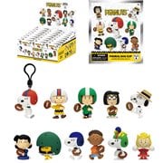Peanuts Football Theme Series 6 3D Foam Bag Clip Display Case of 24