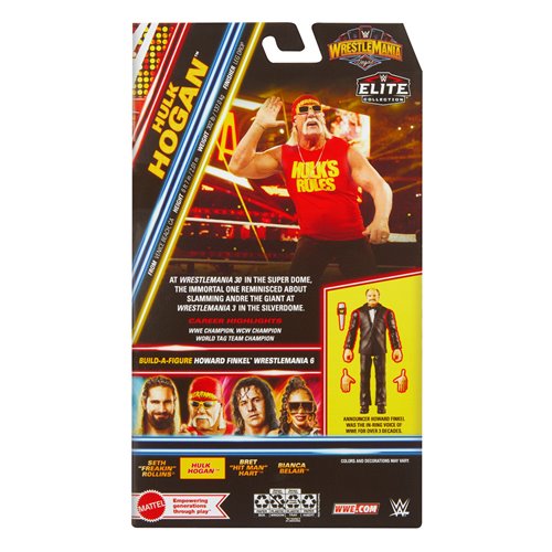 WWE 2025 WrestleMania Elite Action Figure Case of 5