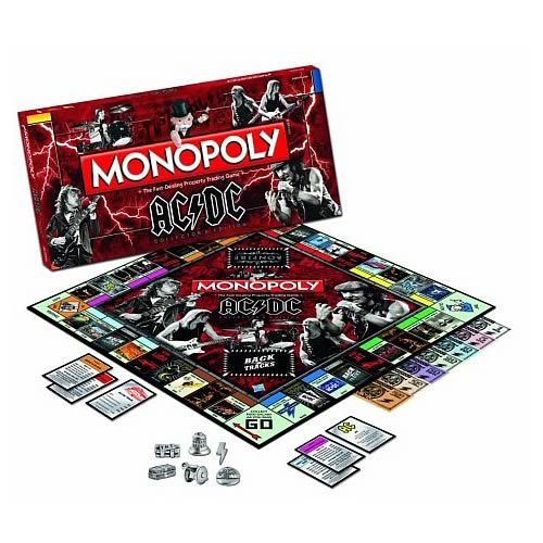 AC/DC Collector's Edition Monopoly - Entertainment Earth