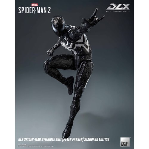 Marvel Spider-Man 2 Spider-Man Symbiote Suit Peter Parker Standard Edition DLX Action Figure