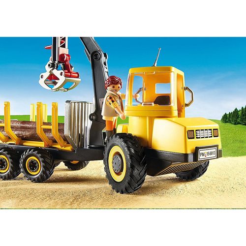Playmobil 6813 Timber Transporter with Crane