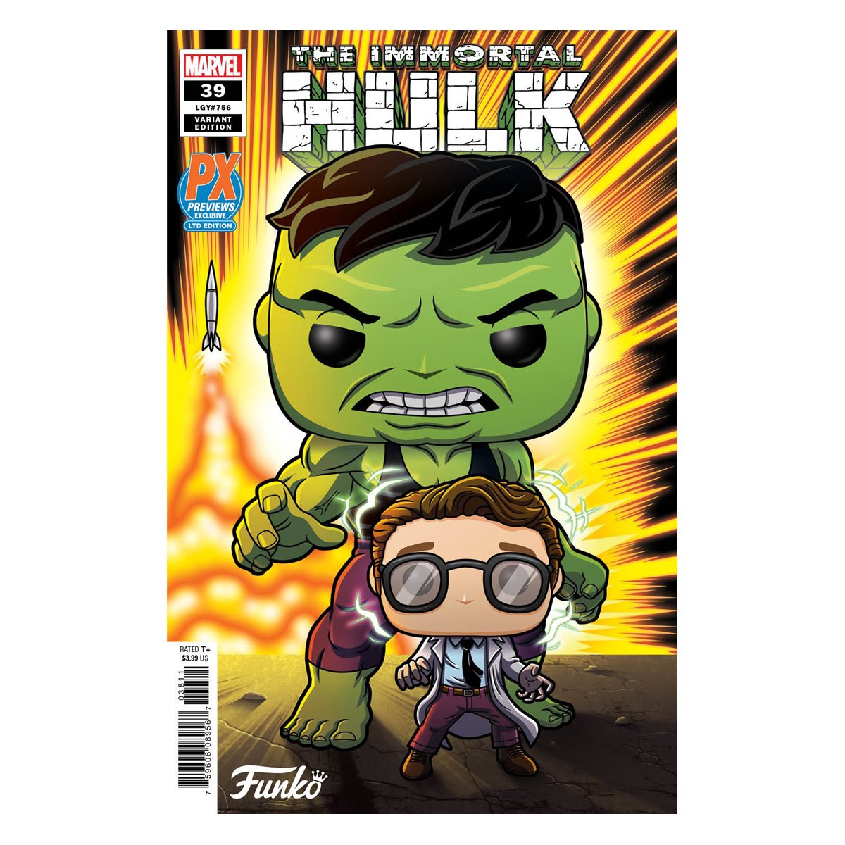 Funko Pop! Super Marvel Heroes Immortal Hulk 6-Inch PX Exclusive