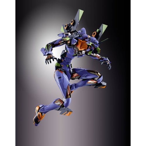 Evangelion Test Type-01 30th Anniversary with Spear Gaius Metal Build Action Figure