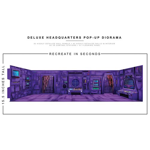 Deluxe Headquarters Pop-Up 1:12 Scale Diorama