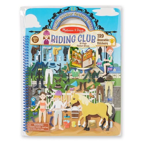Melissa & Doug Riding Club Puffy Sticker Activity Book