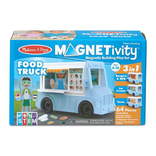 Magnetivity Food Truck Magnetic Building Play Set