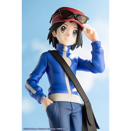 Pokemon Calem with Froakie ArtFX J 1:8 Scale Statue
