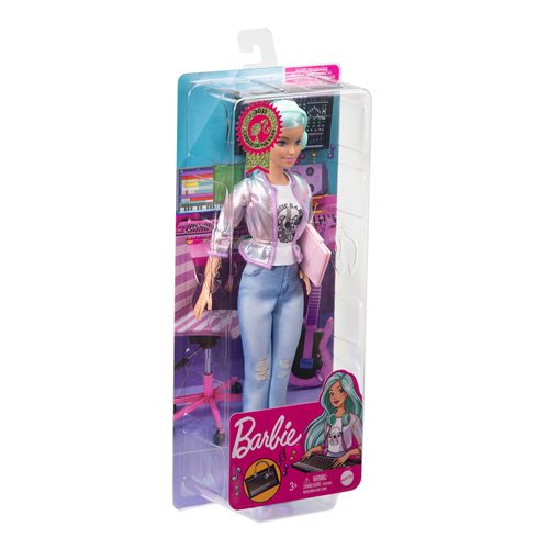 Barbie Career of the Year Music Produce Doll with Blue Hair