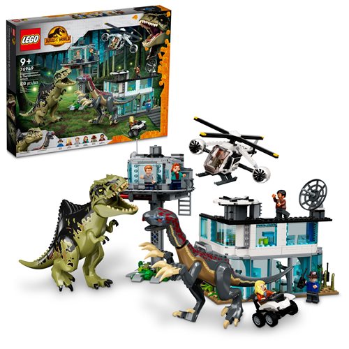 LEGO 76949 Jurassic World Giganotosaurus and Therizinosaurus Attack