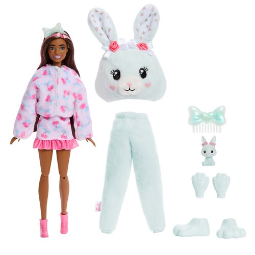 Care Bears Barbie Cutie Reveal Mint Bunny Doll