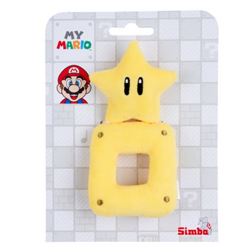 Super Mario Bros. My Mario Super Star Plush Rattle