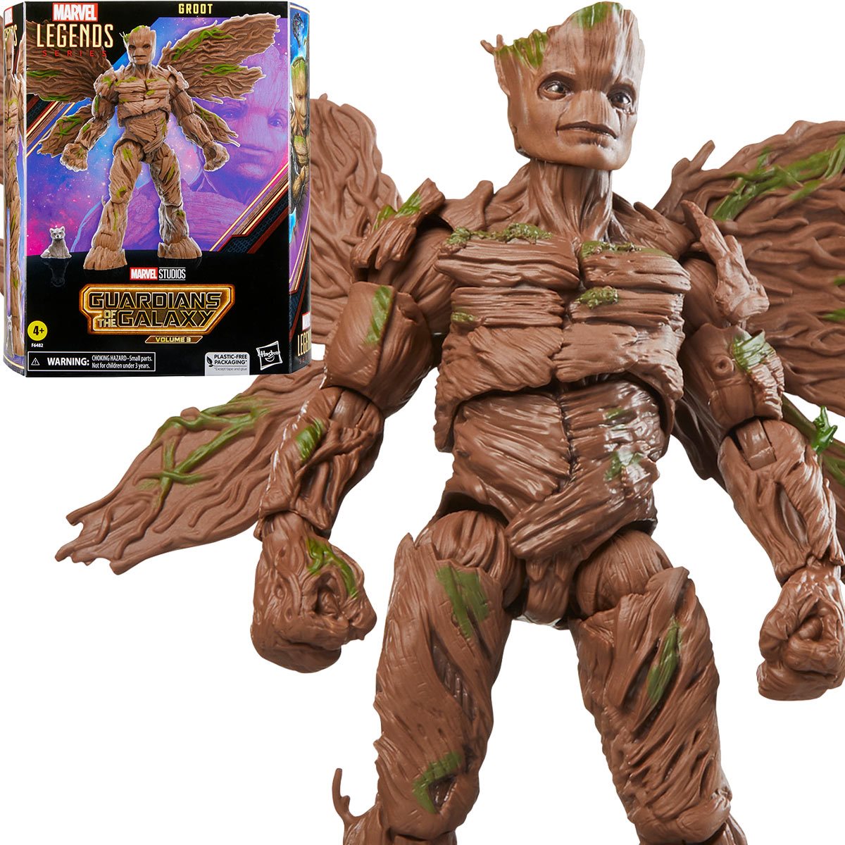 Guardians of the Galaxy Marvel Legends Groot Evolution