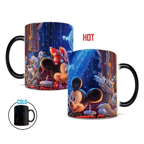 Disney 90 Years of Mickey Mouse Thomas Kinkade Heat-Sensitive Morphing Mug