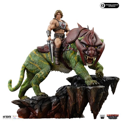 Masters of the Universe Movie He-Man and Battle Cat Deluxe 1:10 Art Scale Limited Edition Statue