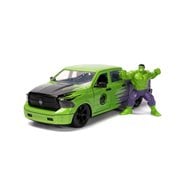 Hollywood Rides Marvel Avengers 2014 Ram 1500 1:24 Scale Die-Cast Metal Vehicle with Hulk Figure