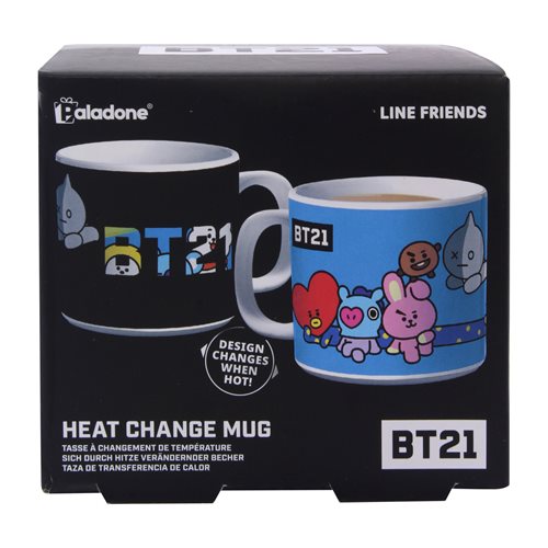 Line Friends BTS BT21 Heat Change 11 oz. Mug