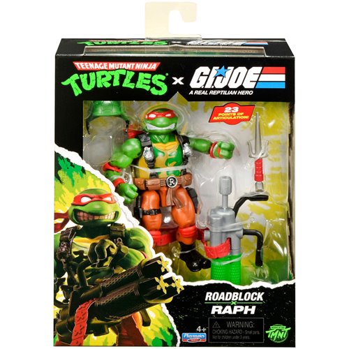 TMNT x G.I. Joe Raphael Roadblock Action Figure