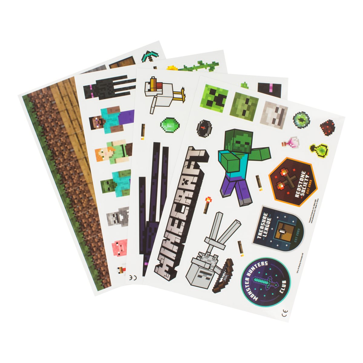 Minecraft Gadget Decals Stickers - Entertainment Earth