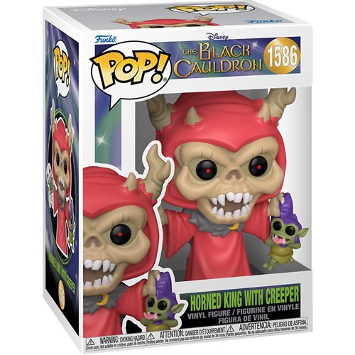 The Black Cauldron 40th Anniversary Horned King with Creeper Funko Pop Vinyl Figure
