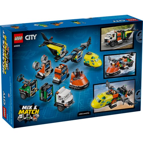 LEGO City Airplane, Truck, & Hovercraft Remix