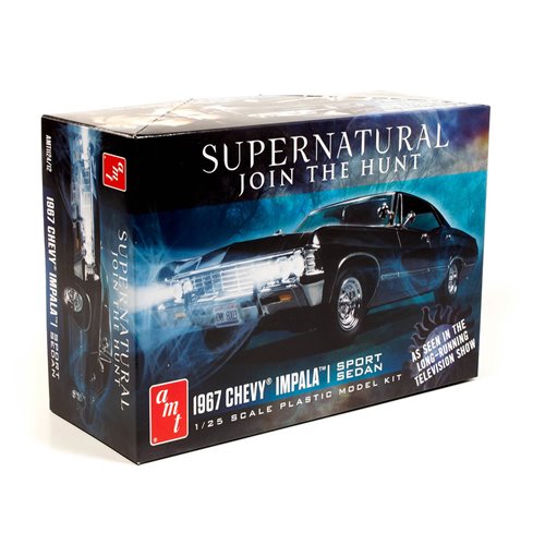 Supernatural 1967 Chevy Impala 4-Door 1:25 Scale Model Kit