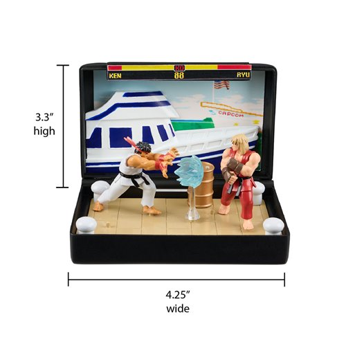 Console Heroes Sega Mega Drive Street Fighter II Cartridge Diorama Playset