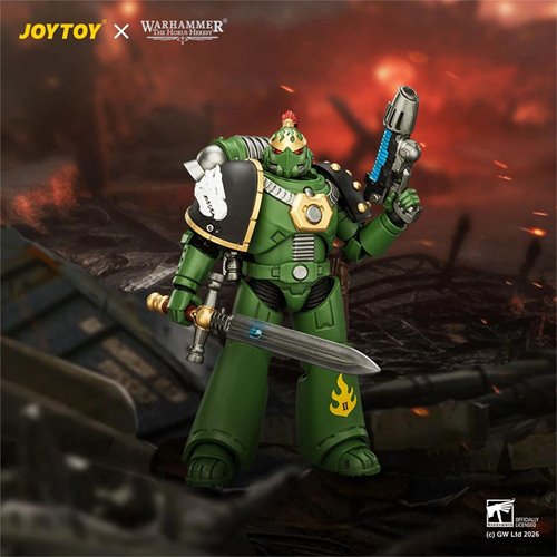 Joy Toy Warhammer 40,000 The Horus Heresy Salamanders MKVI Tactical Legionary 1:18 Scale Action Figu