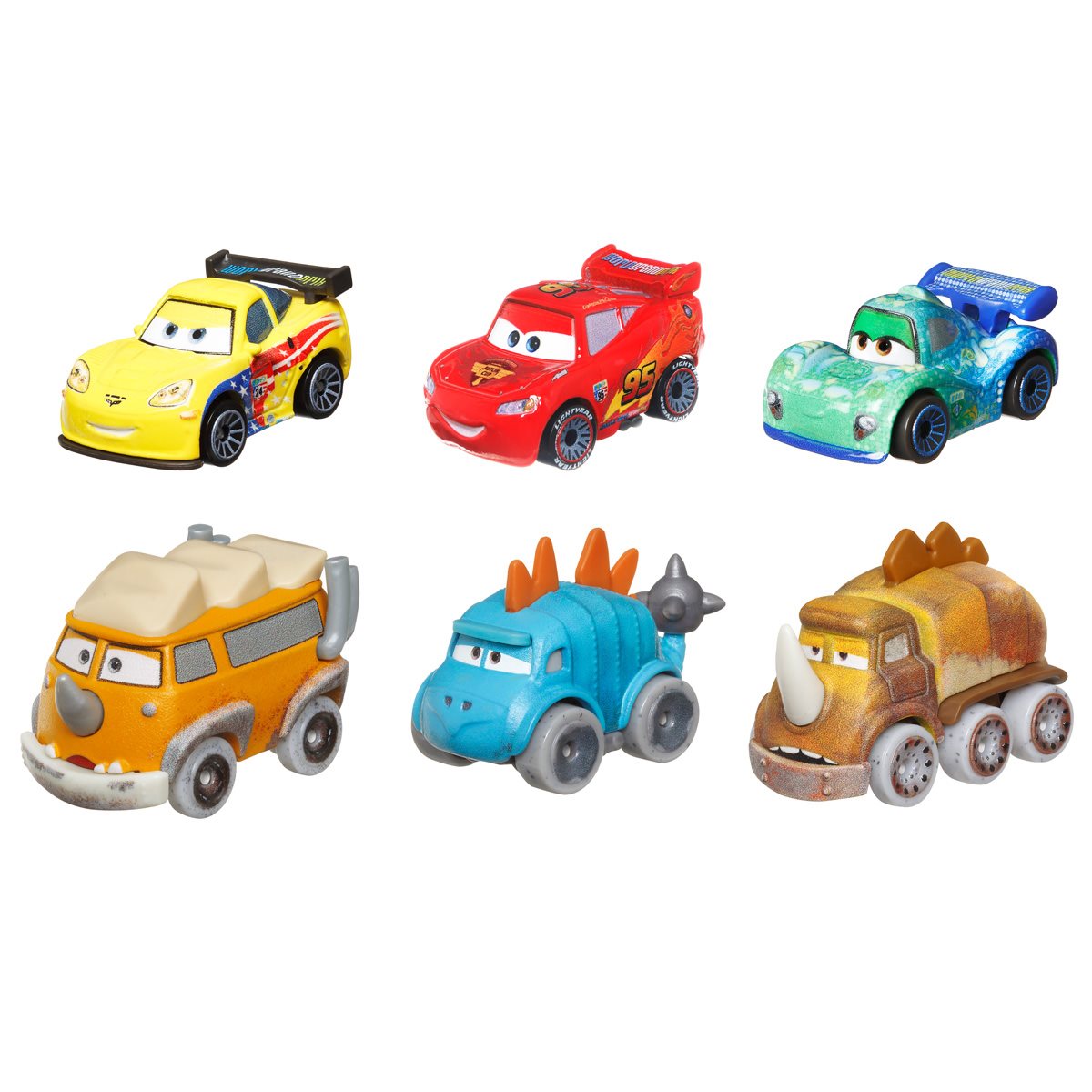  Disney Cars Mini Racers Piston Cup 3-Pack : Toys & Games