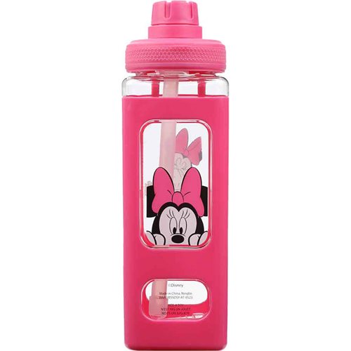 Minnie Mouse 24 oz. Square Silicone Sleeve Water Bottle