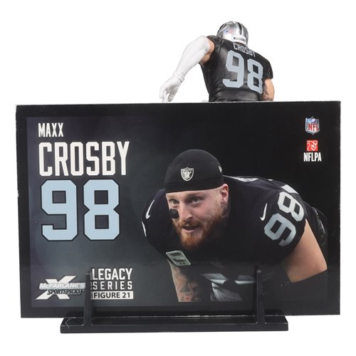 NFL SportsPicks 2024 Wave 2 Las Vegas Raiders Maxx Crosby 7-Inch Scale Posed Figure