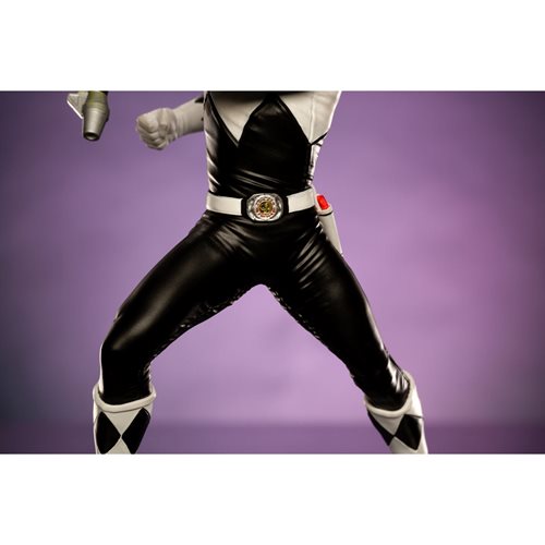 Mighty Morphin Power Rangers Black Ranger BDS Art 1:10 Scale Statue