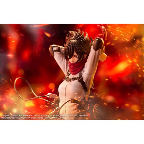 Attack on Titan: The Final Season Mikasa Ackerman Oshi Works Statue