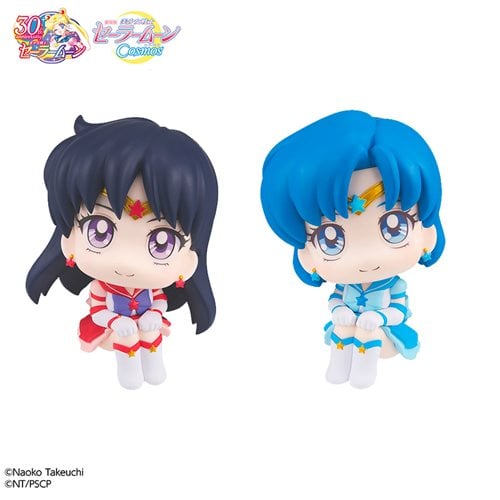 Sailor Moon Cosmos Eternal Sailor Mercury and Eternal Sailor Mars Lookup Series Set of 2 with Gift