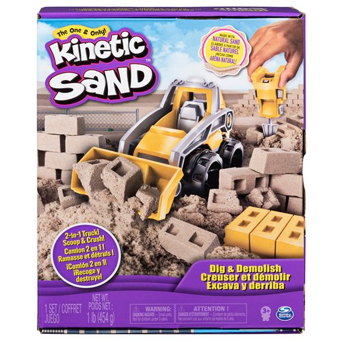 Kinetic Sand Dig and Demolish Truck Playset