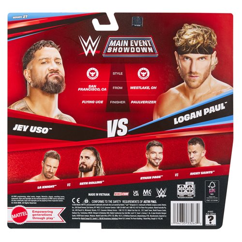 WWE Championship Showdown Series 27 Action Figure 2-Pack Case of 4