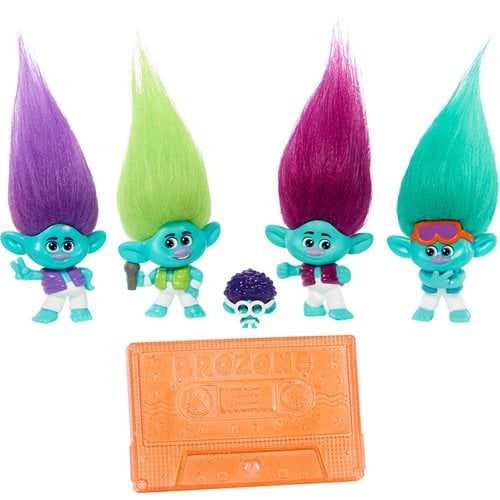 Trolls 3 Band Together Brozone On Tour Small Dolls Multi-Pack