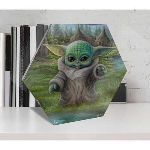 Star Wars: The Mandalorian Child's Play Knexagon Wood Print