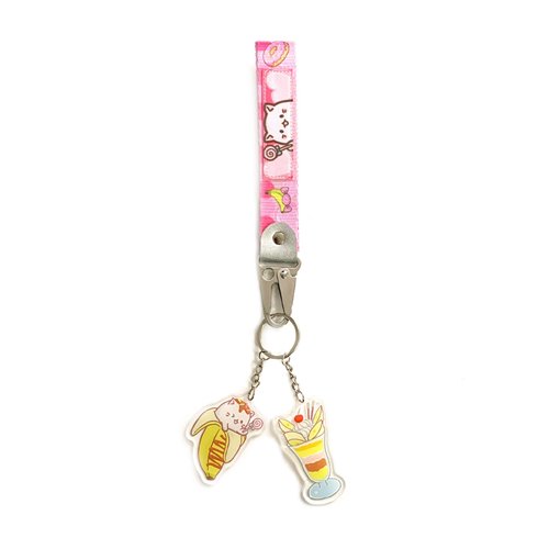 Bananya Sweets Keystrap