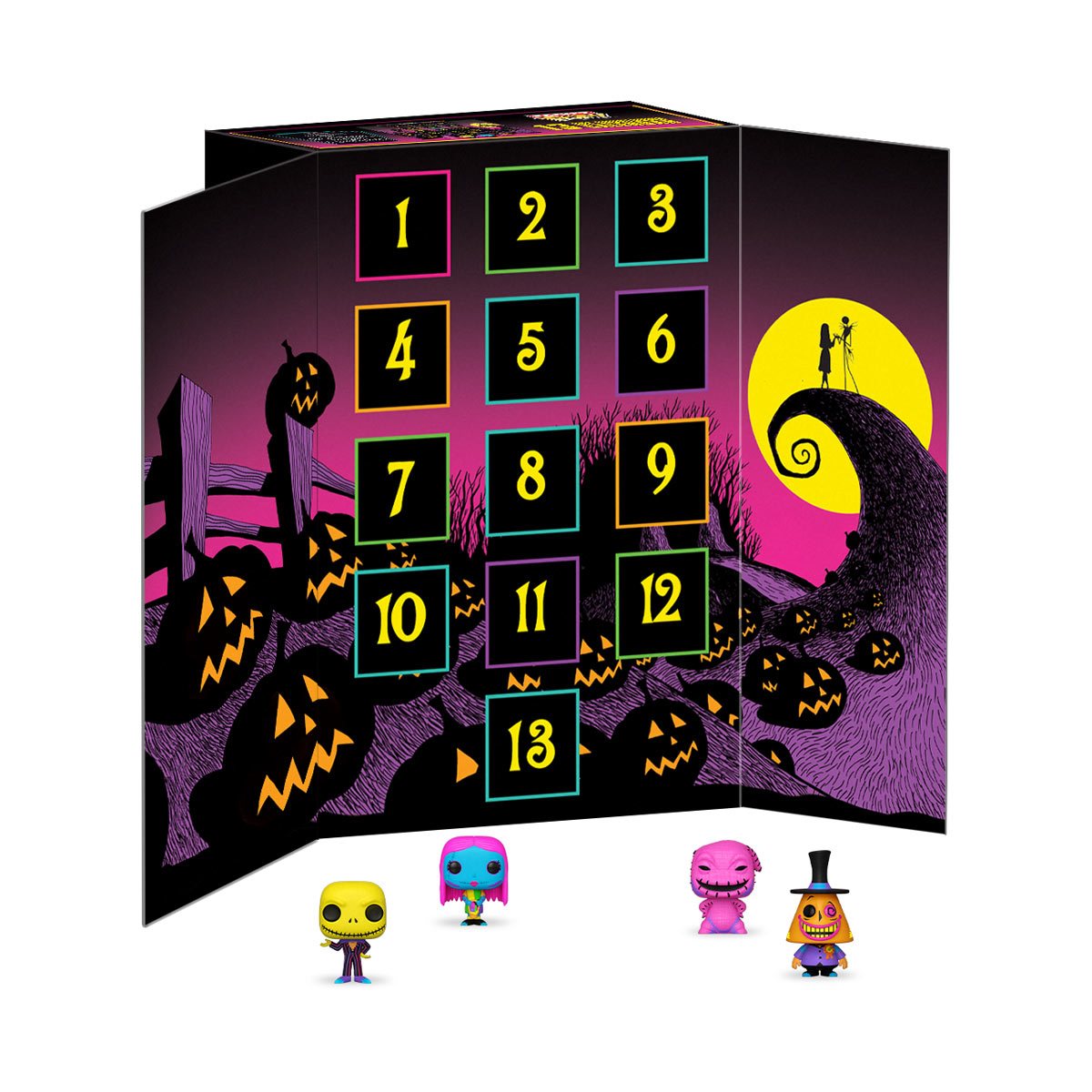 The Nightmare Before Christmas Blacklight 13 Day Advent Calendar The Nightmare Before Christmas Blacklight 13 Day Advent Calendar