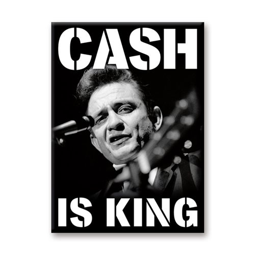 Johnny Cash Cash is King Flat Magnet