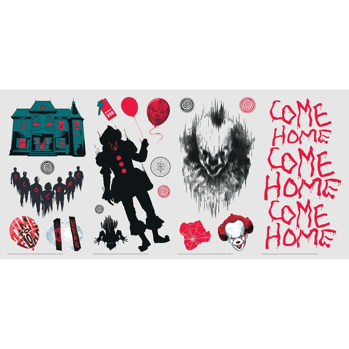It Chapter 2 Peel And Stick Wall Decals Entertainment Earth