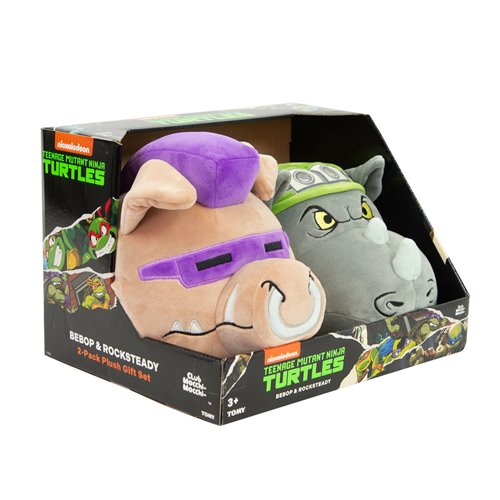 Club Mocchi Mocchi Teenage Mutant Ninja Turtles Bebop and Rocksteady 2-Pack Plush Collector Set