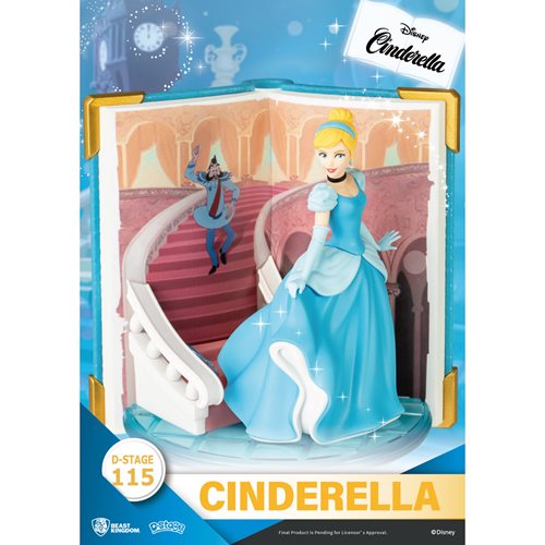 Cinderella Disney Story Book Series Cinderella D-Stage DS-115 6-Inch Statue