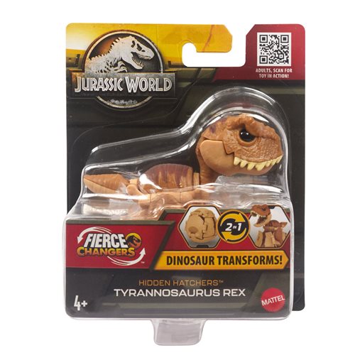 Jurassic World Fierce Changers Hidden Hatchers Action Figure Case of 4